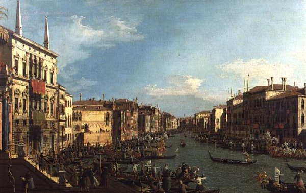 Venice- a Regatta on the Grand Canal