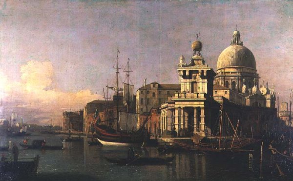 A view of the Dogana and Santa Maria della Salute