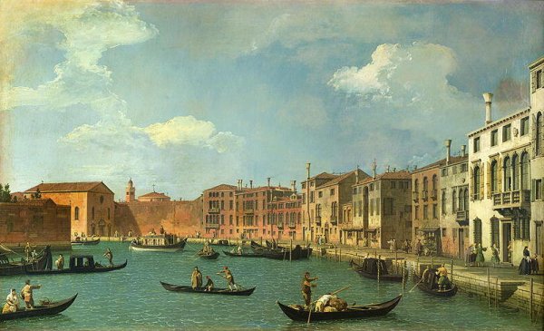 View of the Canal of Santa Chiara, Venice