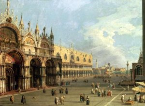 View of Piazza del Campidoglio and Cordonata, Rome