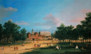 Old Horse Guards and the Banqueting Hall, Whitehall from St James's Park, 1749