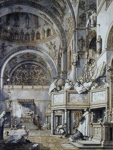 The Choir Singing in St. Mark's Basilica, Venice, 1766