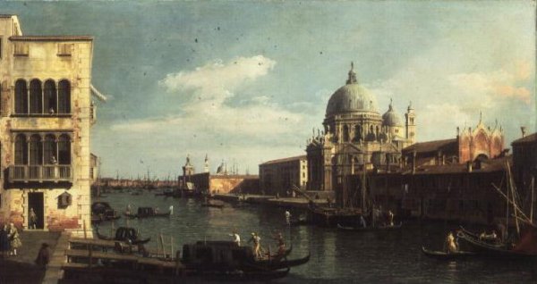 View of the Grand Canal- Santa Maria della Salute and the Dogana from Campo Santa Maria Zobenigo, early 1730s