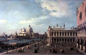 Venice- the Molo with Santa Maria della Salute c.1740-5