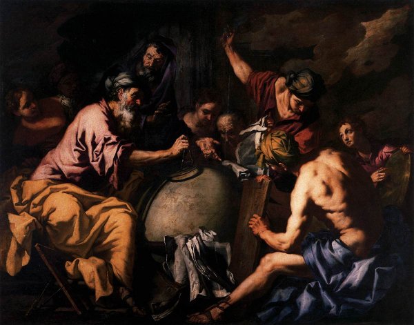 Abraham Teaching Astrology to the Egyptians c. 1665