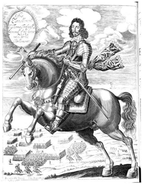 Equestrian portrait of his Excellency Sir Thomas Fairfax (1617-71)