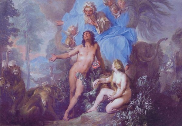 Adam et Eve au Paradis Terrestre