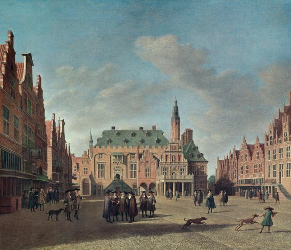 View of the Grote Markt in Haarlem