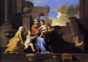 Holy Family on the Steps 1648