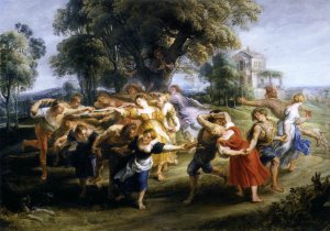 Dance of Italian Villagers c. 1636