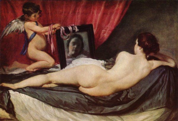 Venus at her Mirror (The Rokeby Venus) 1649-51