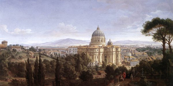 The St Peter's in Rome c. 1711