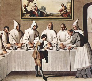 St. Hugh of Cluny (1024-1109) in the Refectory of the Carthusians, 1633