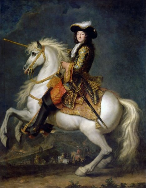 Equestrian Portrait of Louis XIV 1638-1715