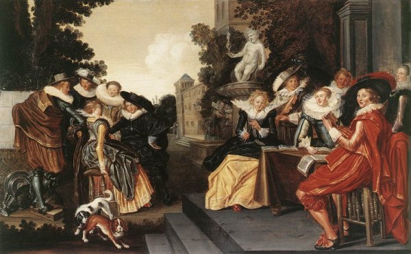 Music-Making Company on a Terrace c. 1620