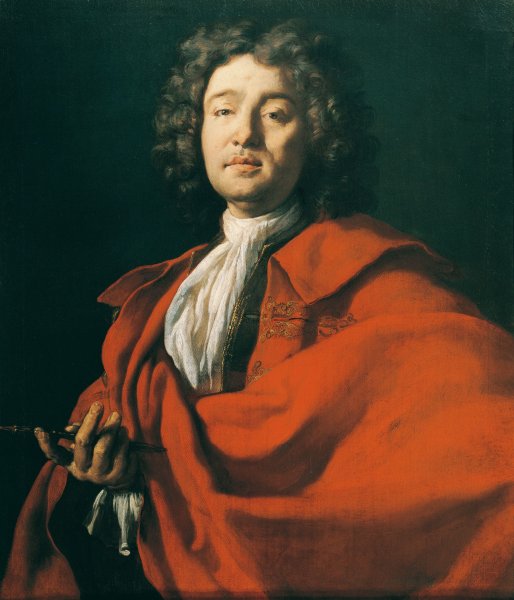 Portrait of an unknown architect 1720-1730