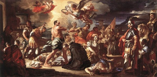 The Martyrdom of Sts Placidus and Flavia 1697-1708