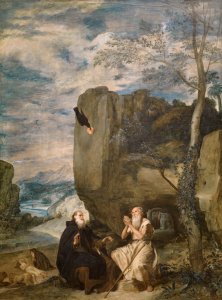 St  Anthony Abbot And St  Paul The Hermit