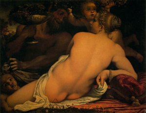 Venus with a Satyr and Cupids c. 1588