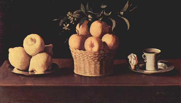 Still-life with Lemons, Oranges and Rose 1633