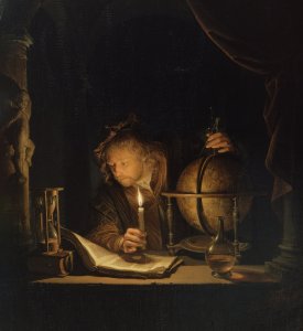 The Astronomer By Candlelight