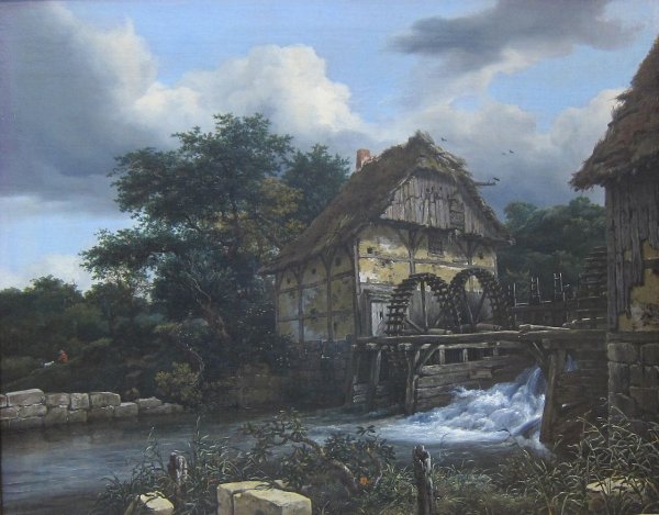 Two Water Mills and an Open Sluice 1653