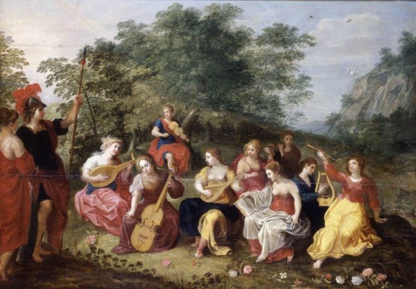 Apollo and the Nine Muses