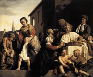 Tending Children at the Orphanage in Haarlem 1663