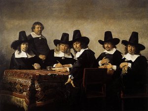 The Regents of the Children's Orphanage in Haarlem 1663 2