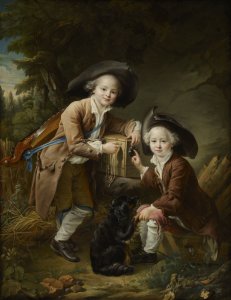 Le Comte and Chevalier de Choiseul as Savoyards 1758