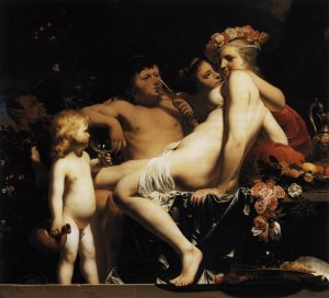 Bacchus with Nymphs and Cupid c. 1660