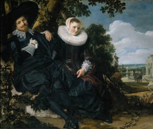 Married Couple in a Garden (detail 2) c. 1622