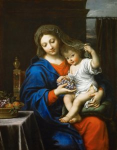 The Virgin of the Grapes 1640s