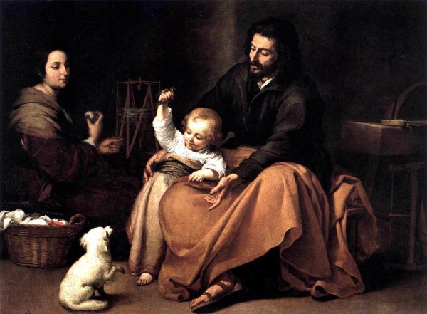 The Holy Family with a Bird 1650