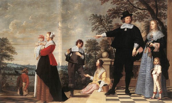 Portrait of a Bruges Family 1645