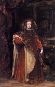 King Charles II of Spain (1661-1700) wearing the robes of the Order of the Golden Fleece