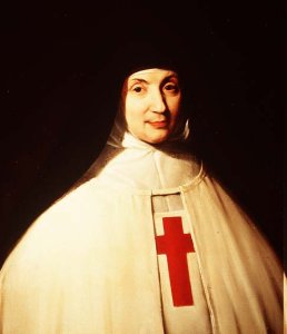 Portrait of Mother Marie-Angelique Arnauld (1591-1661) Abbess of Port-Royal, aged 57, 1648