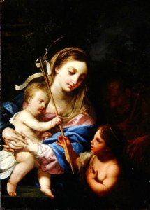 The Holy Family with Saint John the Baptist