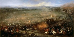 The Battle of Lutzen in 1632