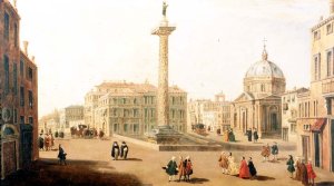 The Piazza Colonna, Rome