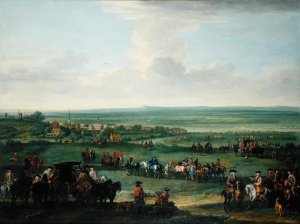 George I (1660-1727) at Newmarket, 4th-5th October 1717, c.1717