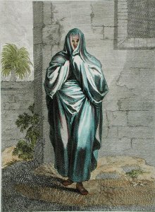 African Woman, plate 98 from 'Recueil de Cent Estampes representant differentes Nations du Levant tirees sur les Tableaux Peints dapres Nature..., 1707-08