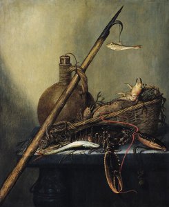 Still Life with a Pitcher and Crustaceans