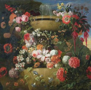 Basin and Flowers