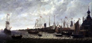 The arrival of King Charles II in Rotterdam, 24th May 1660