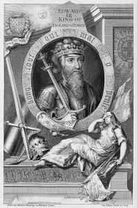 Edward III 1312-77 King of England from 1327, after a painting in Windsor Castle, engraved by the artist