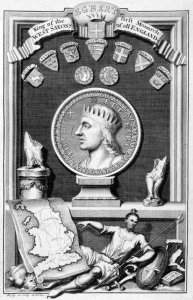 Egbert d.839 King of the West Saxons, First Monarch of all England, engraved by the artist