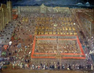 Central Square of Mexico City, 1695