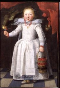 Little girl with a parrot, 1625