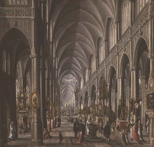 Interior of a Gothic Church, 1596-97